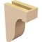 Ekena Millwork 3"W x 6"D x 9"H Classic Del Monte Rough Cedar Woodgrain TimberThane Corbel, Primed Tan CORUR03X06X09DELRCPR - alternate 4